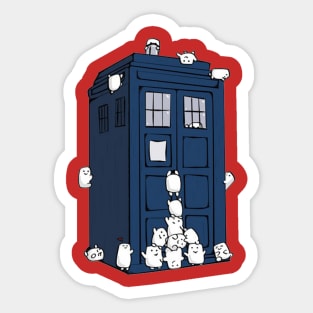 The Adipose Have the Phone Box Sticker